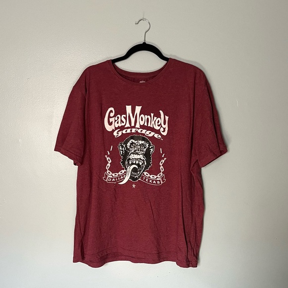 Gas Monkey Garage Logo T-Shirt Men’s XL Red - Picture 1 of 2